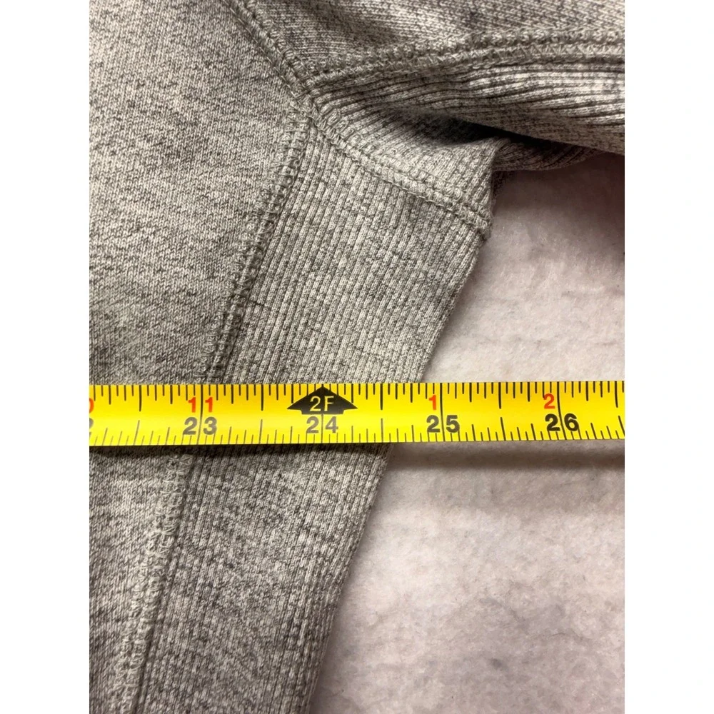 Jordan Mens Full Zip Hoodie Grey Heather Jumpman Sweatshirt XL DA6736-091